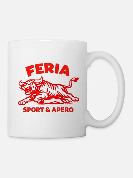 Feria Taurus-Logo - Tasse - Weiß