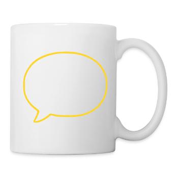 Personnalisez votre propre bande dessinée en bulles de dialogue - Mug blanc - blanc - Droite