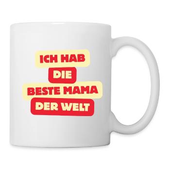 Best Mom in the World – Baby & Kids Shirt - Mug - white - Right