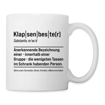 Slap Best Slaps Psychiatry Fun Sayings - Mug - white - Right