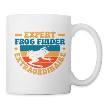 Frog Catcher Expert Frog Finder Extraordinaire - Tasse - Weiß - Rechts