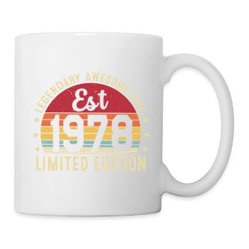 48th Anniversary - Vintage Gift 1978 - Mug - white - Right