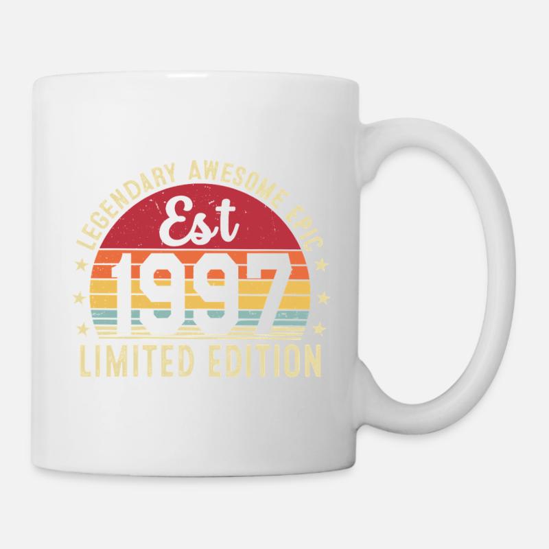 29ème anniversaire - Cadeau Vintage 1997 - Mug blanc - blanc