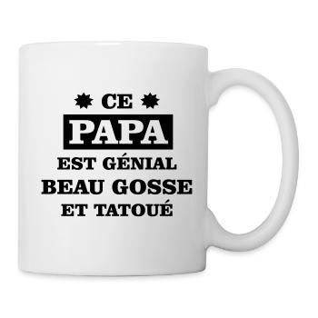 Ein großartiger Vater - Tasse - Weiß - Rechts