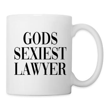 Avocat Juriste Drôle de remarque - Mug blanc - blanc - Droite