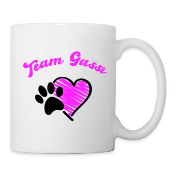 Team Dog Walk Heart Love - Mug - white - Right