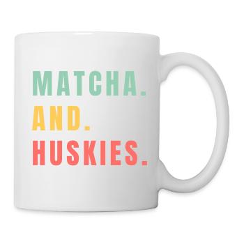 MATCHA UND HUSKIES - Tasse - Weiß - Rechts