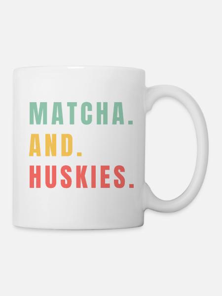 MATCHA UND HUSKIES - Tasse - Weiß