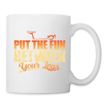 Mountain Bike Mountain Bike Saying MTB Downhill - Mug - white - Right