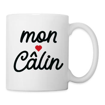My Hug Script Red Heart - Mug - white - Right