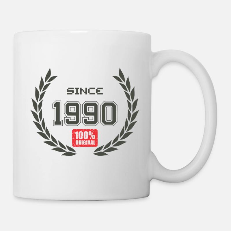 Since 1990 100% original - Mug - white