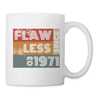 55e anniversaire Parfait depuis 03/1971 - Mug blanc - blanc - Droite