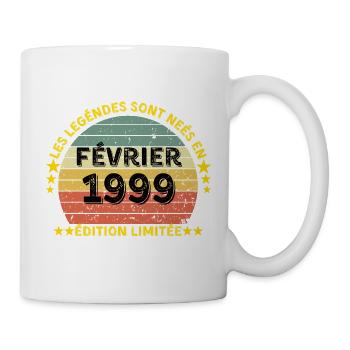 Legends born February 1999 limited edition - Mug - white - Right