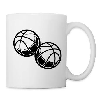 Équipe de Basketball Symbol - Mug blanc - blanc - Droite