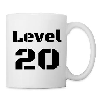 Level 20 - Mug - white - Right
