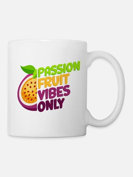 Passion Fruit Vibes Only - Tasse - Weiß