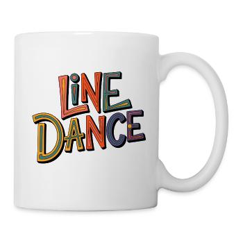 Line Dance Colors - Mug - white - Right