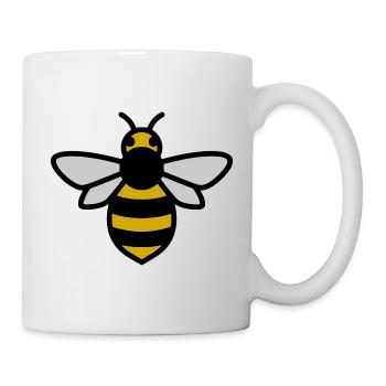 Bee Insect Cartoon - Mug - white - Right