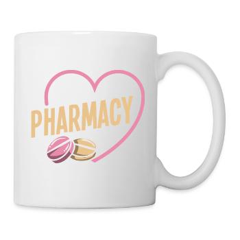 Heart Pharmacist Pharmacy Technician Job Love - Mug - white - Right