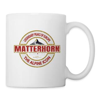 Matterhorn – Legendäre alpine Ikone Europas - Tasse - Weiß - Rechts