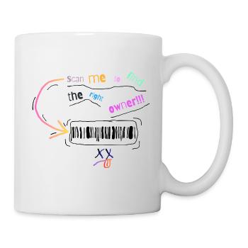Scan me to the rightful owner - Mug - white - Right
