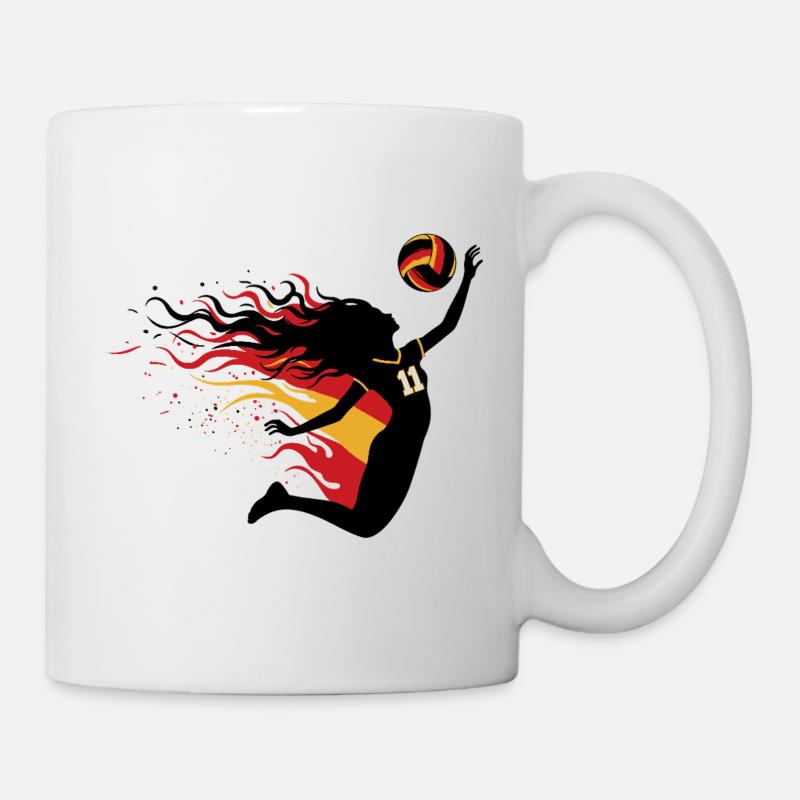 Des cheveux sur Fire__DE03vt - Mug blanc - blanc
