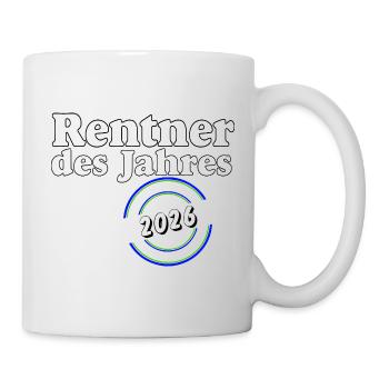Rentner des Jahres 2026 - Tasse - Weiß - Rechts
