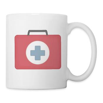 Red First Aid Icon Design - Mug - white - Right