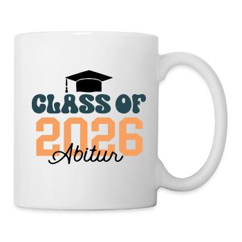 Class Of 2026 Outfit Abi 26 Abitur Hut Graduation - Mug - white - Right