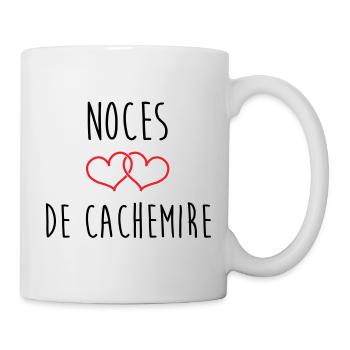Kaschmirhochzeit 47 Jahre Ehe - Tasse - Weiß - Rechts
