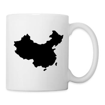 Carte de la Chine - Mug blanc - blanc - Droite