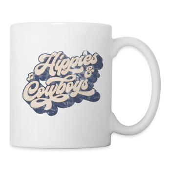 Pour les Hippies et les Cowboys - Mug blanc - blanc - Droite