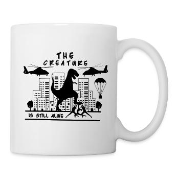 The Creature is still alive - Tasse - Weiß - Rechts