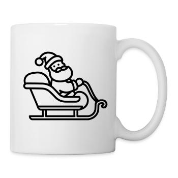Santa's sleigh - Mug - white - Right