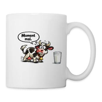 Moment Vache Drôle Cadeau de Diction - Mug blanc - blanc - Droite