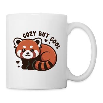 Kuscheliger Roter Panda CUTE BUT COOL - Tasse - Weiß - Rechts