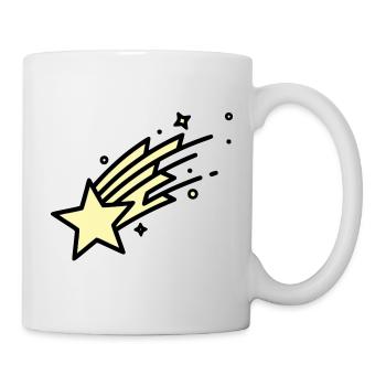  Sternschnuppe Komet Comic - Tasse - Weiß - Rechts
