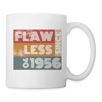 70th Birthday Flawless since 04/1956 - Mug - white - Right