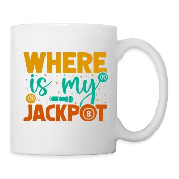 Bingo Où est mon jackpot Bingo - Mug blanc - blanc - Droite