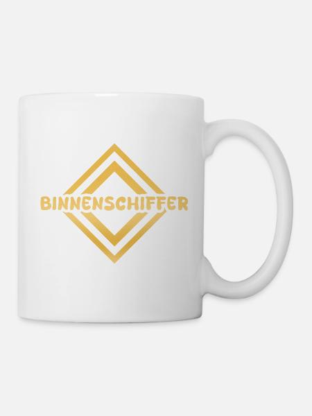 Berufung Binnenschiffer - Tasse - Weiß