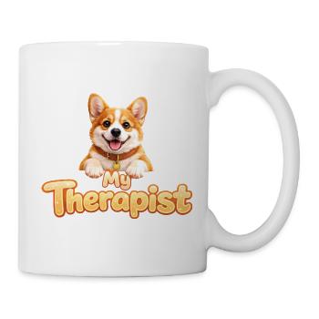 Corgi My Therapist - Mug - white - Right