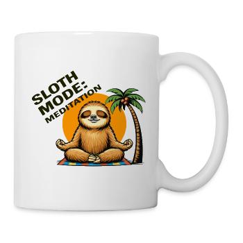 Sloth Mode Meditation - Mug - white - Right