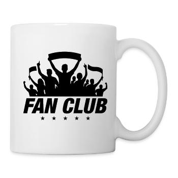 Fan Club Silhouette - Tasse - Weiß - Rechts