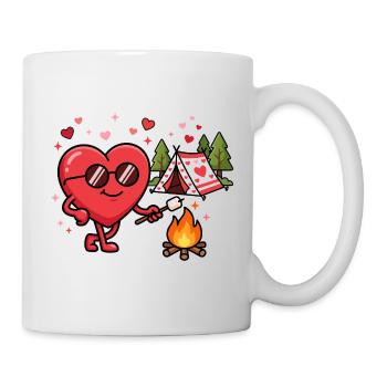Fun Camping Valentine's Day Parties - Mug - white - Right