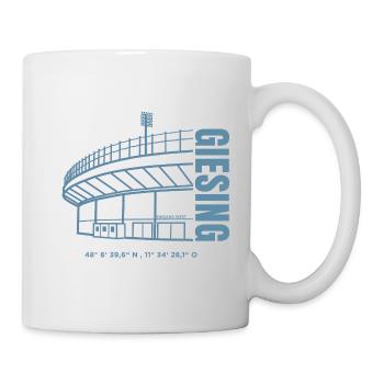 Stadion Print Grünwalder - Tasse - Weiß - Rechts