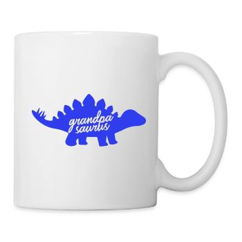Grandpasaurus Stegosaurus Dinosaurier-Opa - Tasse - Weiß - Rechts