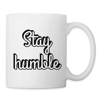 Stay Humble Script Typography - Mug - white - Right