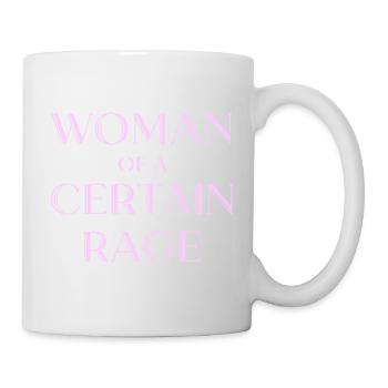 Femme d’une certaine rage Chemise pour femmes fortes - Mug blanc - blanc - Droite