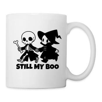 Toujours mon couple squelette d’Halloween Sorcier - Mug blanc - blanc - Droite