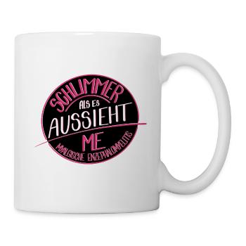 Schlimmer als es aussieht, M.E. - Tasse - Weiß - Rechts